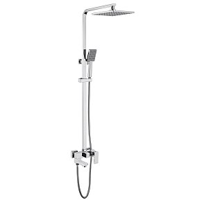 Abber Душевая стойка Daheim AF8216 с изливом, хром