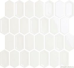Caramelle Candylike Crayon White Glos Мозаика (3,8х7,6) 27,8х30,4 см