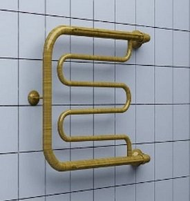 Полотенцесушитель водяной Ника Econ ПМ-1 Br, 50 x 60 см цвет бронза