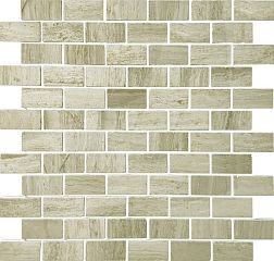 Caramelle Pietrine Travertino Silver Матовая Мозаика 4мм 29,8х29,8 (2,3х4,8) см