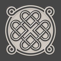 Estima Декоративная вставка Celt Grey Серая Неполированная 5,8x5,8 см