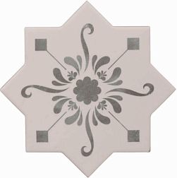 Cevica Becolors Star Dec. Stencil Grey Керамогранит 13,25х13,25 см