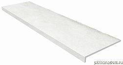 Gres de Aragon Urban Anti-Slip Blanco Белая Матовая Ступень фронтальная 31,5х119,7 см