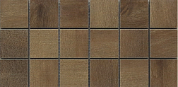 RHS Ceramiche Greenwood Noce Коричневая Матовая Мозаика 15х30 см