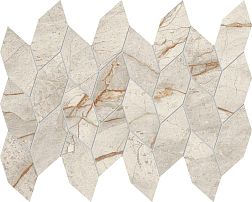 Atlas Concorde Marvel Diva White Everest Twist Lapp. Бежевая Мозаика 27,6х35 см