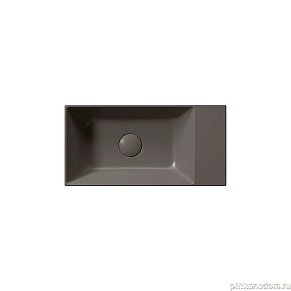 GSI KUBE Раковина X 50x25 без перелива коричневый матовый (9486016)