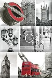 Absolut Keramika Monocolor Composicion London Calling D Декор 15х22,5 см