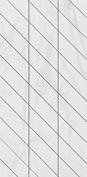 Ametis Supreme Gold Фальшмозаика SM02 Corner Белый Полированный Декор Левый 30x60 см