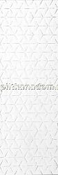 Dom Ceramiche Pura Bianco Rombo Tracce Platino Rett Декор 49,8х149,8 см