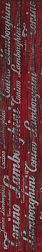 Tonino Lamborghini Montecarlo TL15MC01D Decoro D Rosso Lapp Красный Лаппатированный Декор 15х90 см