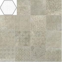 Serenissima Cir Riabita IL-Cotto Esagona Fabric Minimal Керамогранит 24х27,7 см
