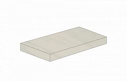 Atlas Concorde Russia Allure Джиойя Серая Лаппатированная Ступень Угловая Левая 33x80 см
