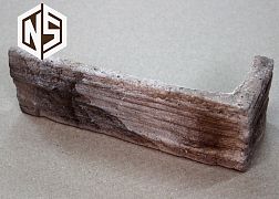 Next Stone Искусственный камень Кирпичная кладка Древесный кирпич Угол 6х5х18 (1 компл. = 2 пог.м.) см