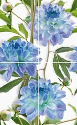 Cerrol Bellini Komplet-4 Azul Панно (из 4-х плиток) 80х50 см