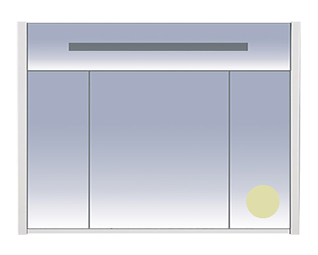 Зеркальный шкаф Misty Джулия -105 Шкаф бежевый Beidge зеркальный Л-Джу04105-5310