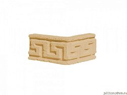 UniStone Меандр Бежевый Карниз широкий угловой 15,9x20,1x4 см