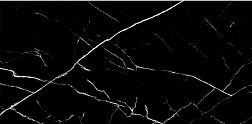 Art&Natura Ceramica Marmo Nero Marquina Rustic Carving Черный Глянцевый Керамогранит 60x120 см