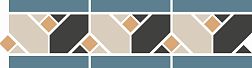 Top Cer York Yellow Border Микс Матовый Бордюр 12,2х42,2 см