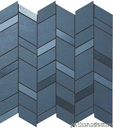 Atlas Concorde Mek Blue Chevron Wall Мозаика 30,5х30,5 см