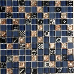 Bars Crystal Glass Decor Mexico Мозаика 2,3х2,3 30х30 см