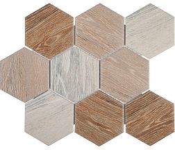 Imagine Mosaic KHG95-Wood Мозаика из керамики 26,5х29,5 (9,5х11) см