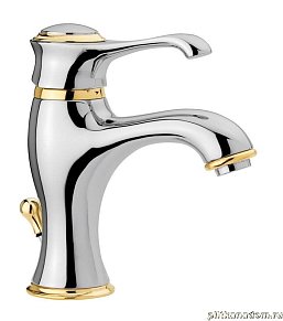 Emmevi Rubinetterie Tiffany 6003 Смеситель для раковины (хром-золото)
