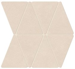 Atlas Concorde Boost Natural Kaolin Mosaico Rhombus Бежевый Матовый Декор 33,8х36,7 см