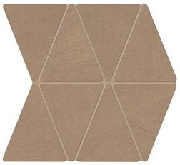 Atlas Concorde Boost Natural Coral Mosaico Rhombus Коричневый Матовый Декор 33,8х36,7 см