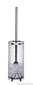 Surya Crystal, напольный ерш без крышки 9х9хh36 см, эффект битого стекла, светлая бронза, 6609/SB-CRD