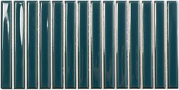 Wow Sweet Bars Peacock Blue Синяя Глянцевая Настенная плитка 12,5x25