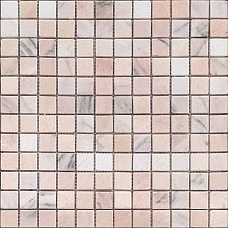 Caramelle Pietrine 7 мм Rosa Salmone Розовая Полированная Мозаика 29,8х29,8 (2,3х2,3) см