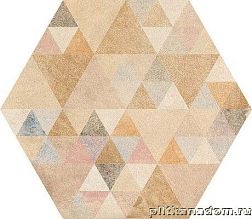 Vives Laverton Hexagono Benenden Multicolor Керамогранит 23x26,6 см