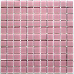 Bonaparte Мозаика стеклянная Pink glass 4 мм 30х30