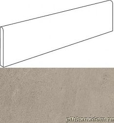 Atlas Concorde Russia Wise 610130002164 Silver Grey Battiscopa Плинтус 7,2x60 см