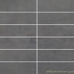 Paradyz Tecniq Nero Mat. Мозаика 29,8х29,8 (куб 4,8х14,8) см