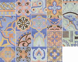 Pamesa Ceramica CR Empoli-CR Senesi Acuamarine Керамогранит 22,3х22,3 см