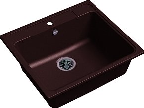 Мойка кухонная Ewigstein Elegant 60 1-чаша 570*510мм шоколад