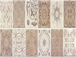 Baldocer Ozone Bone & Taupe Mosaico Antique Rett Настенная плитка 30х90 см