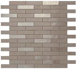 Atlas Concorde Dwell Greige Mosaico Brick Мозаика 30,5х30,5 см