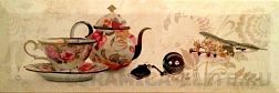 Monopole Bonjour Tea Crema Декор 10x30 см