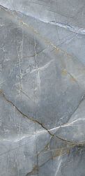 Flavour Granito Lamina Smoke Glossy Синий Полированный Керамогранит 60x120 см