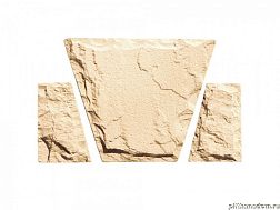 UniStone 4 Желтый Замковый камень 10,8x21,6x3,5 см