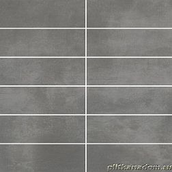 Paradyz Tecniq Grafit Mat. Мозаика 29,8х29,8 (куб 4,8х14,8) см