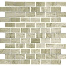 Caramelle Pietrine 4мм Travertino Silver Мозаика 29,8х29,8 (2,3х4,8) см