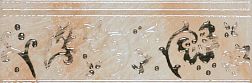 Serra Cadoro Pearl White Ramage Border Glossy Бордюр 10х30 см