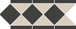 Top Cer Portree Black Border Черный Матовый Бордюр 19x42,2 см