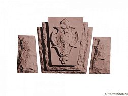 UniStone 1 Коричневый Замковый камень 16,1x24,2x6,5 см