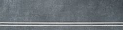 Alpas Euro Beton Anthrazite Серая Матовая Ступень фронтальная 30x120 см