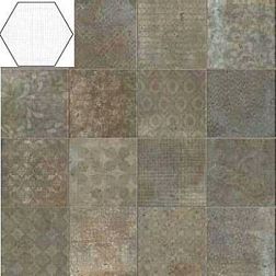 Serenissima Cir Riabita IL-Cotto Esagona Fabric Feng Shui Керамогранит 24х27,7 см