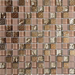 Bars Crystal Glass Decor Egypt Мозаика 2,3х2,3 30х30 см